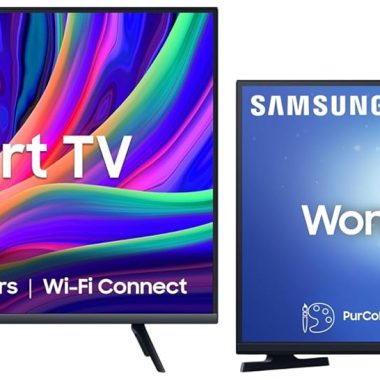 Samsung 43-inch Full HD Smart LED TV and 32-inch HD Ready Smart TV Bundle Black