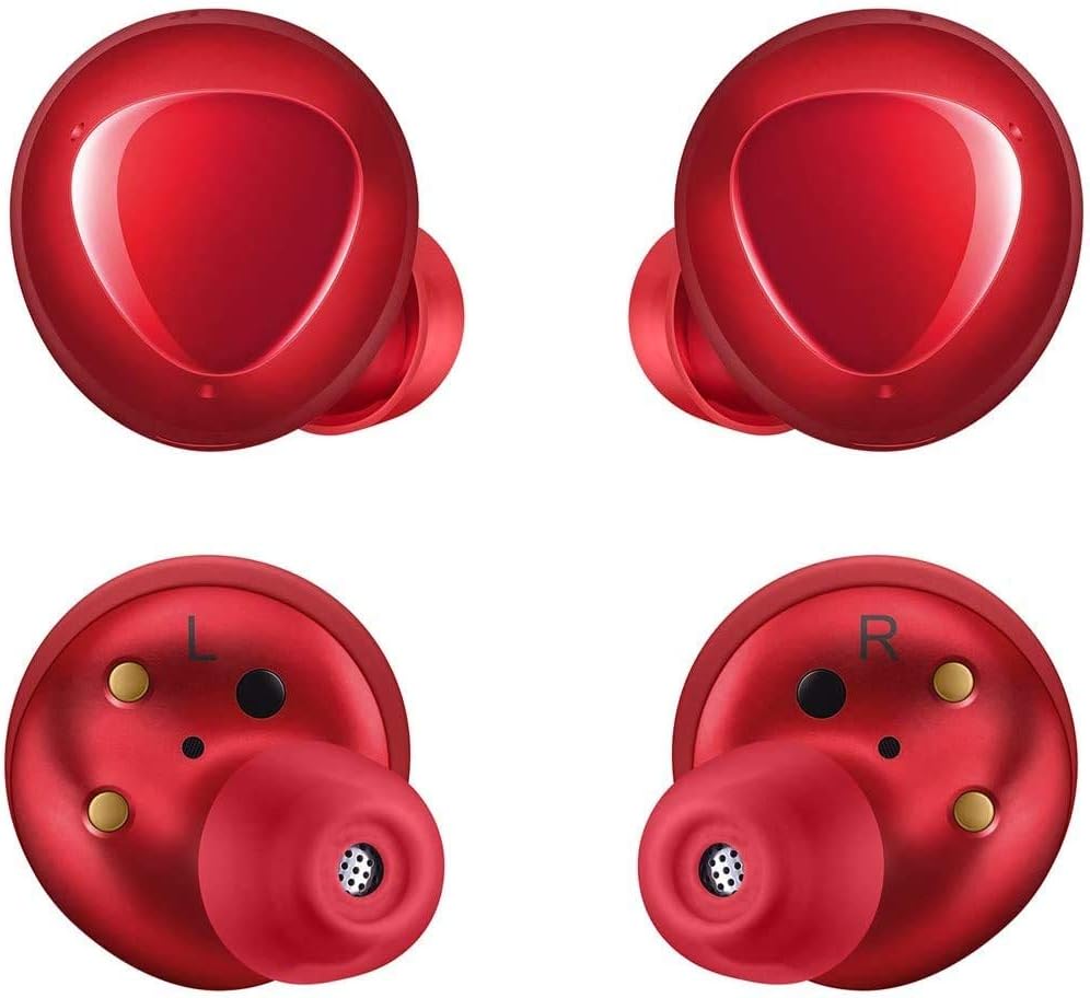 Renewed Red Samsung Galaxy Buds+ R175N True Wireless Earbud Headphones