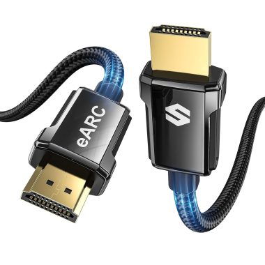 Silkland 15ft 8K HDMI 2.1 ARC/eARC Cable for Soundbars, 48Gbps High Speed for Gaming, HDR, Dolby Atmos, UHD TV