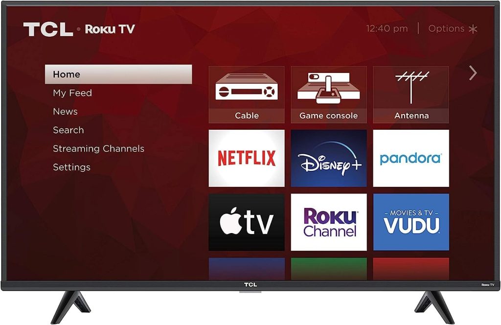 TCL 43 Inch Class 4-Series 4K UHD HDR Smart Roku TV 43S451 Renewed