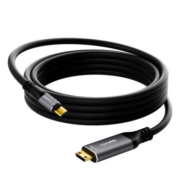 20ft USB C to Mini HDMI Cable 4K@60Hz Uni-Directional High Speed for iPhone 15 MacBook iPad Pro Steam Deck