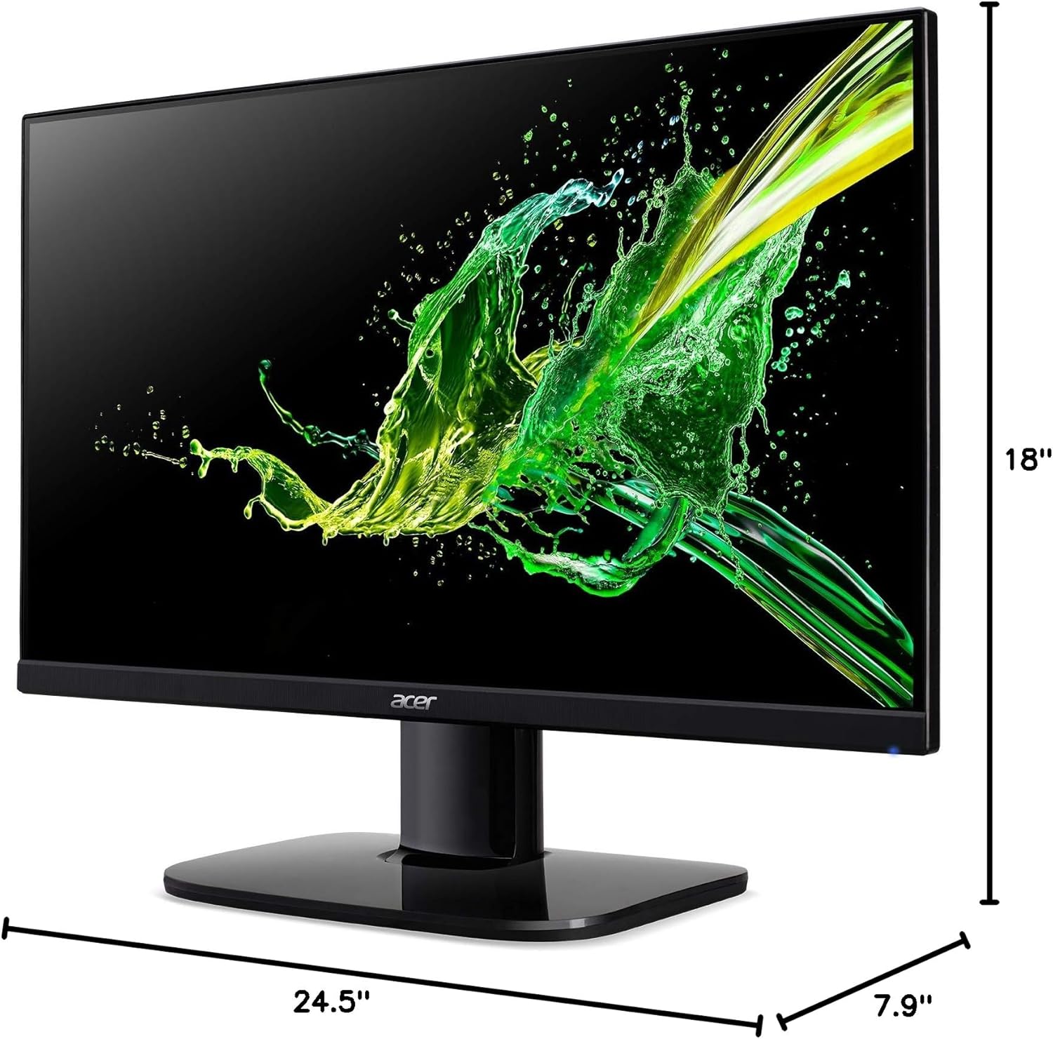 Acer KB272 EBI 27 Inch IPS Full HD Gaming Office Monitor 100Hz 1ms Black - Image 12