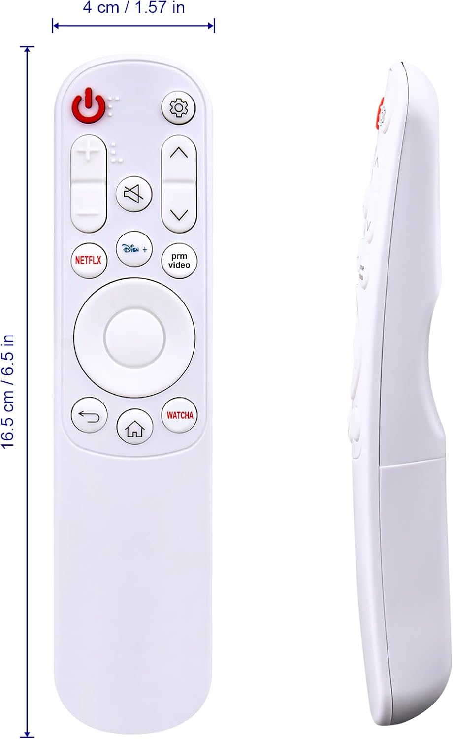 AKB76039307 Replacement Remote Control for LG Smart webOS TVs - Black - Image 4