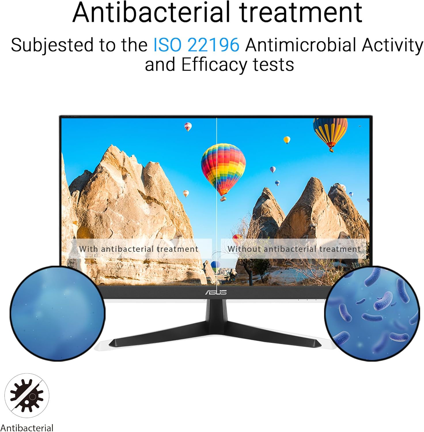 ASUS VY229HF 21.5 Inch Full HD 100Hz IPS Eye Care Monitor with Adaptive Sync - Image 4