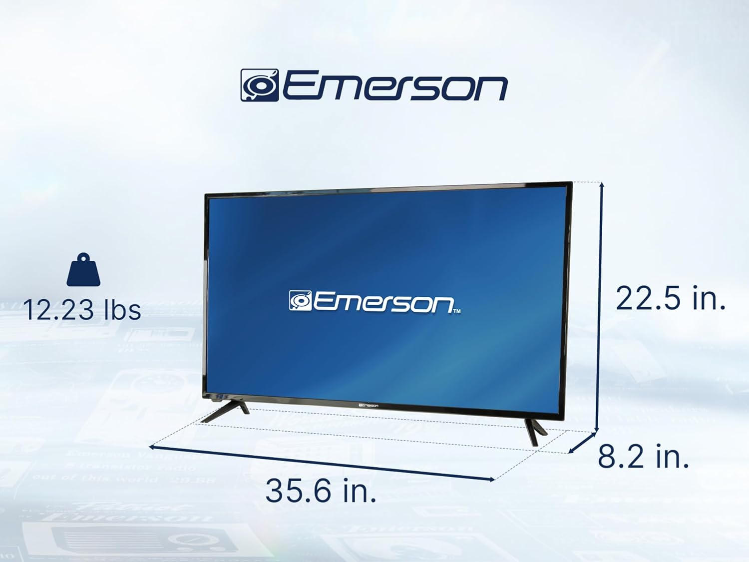 Emerson 40" Full HD 1080p LED TV with HDMI USB Slim Energy-Efficient Display - Image 12