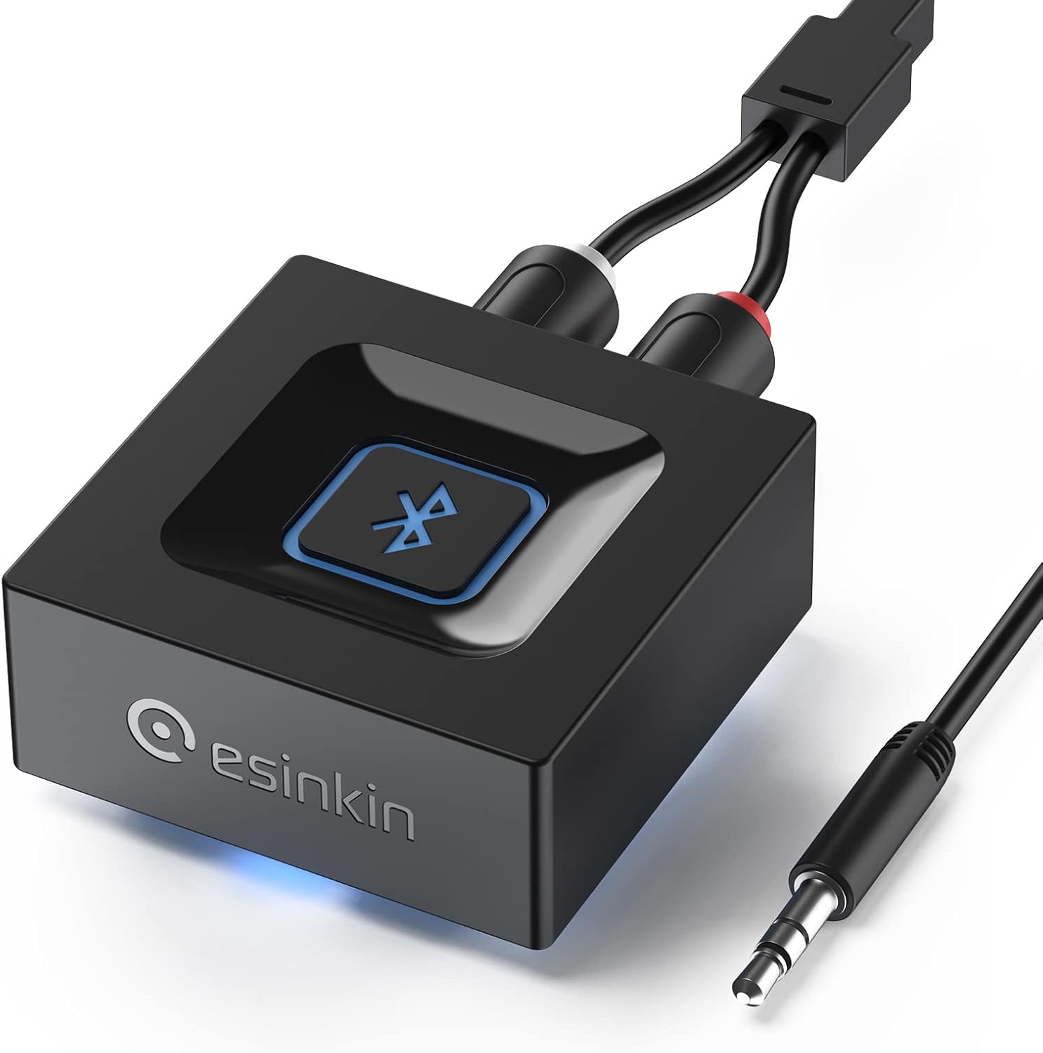 Esinkin 15W Wireless Audio Receiver for Smart Phones, Tablets, and Cars