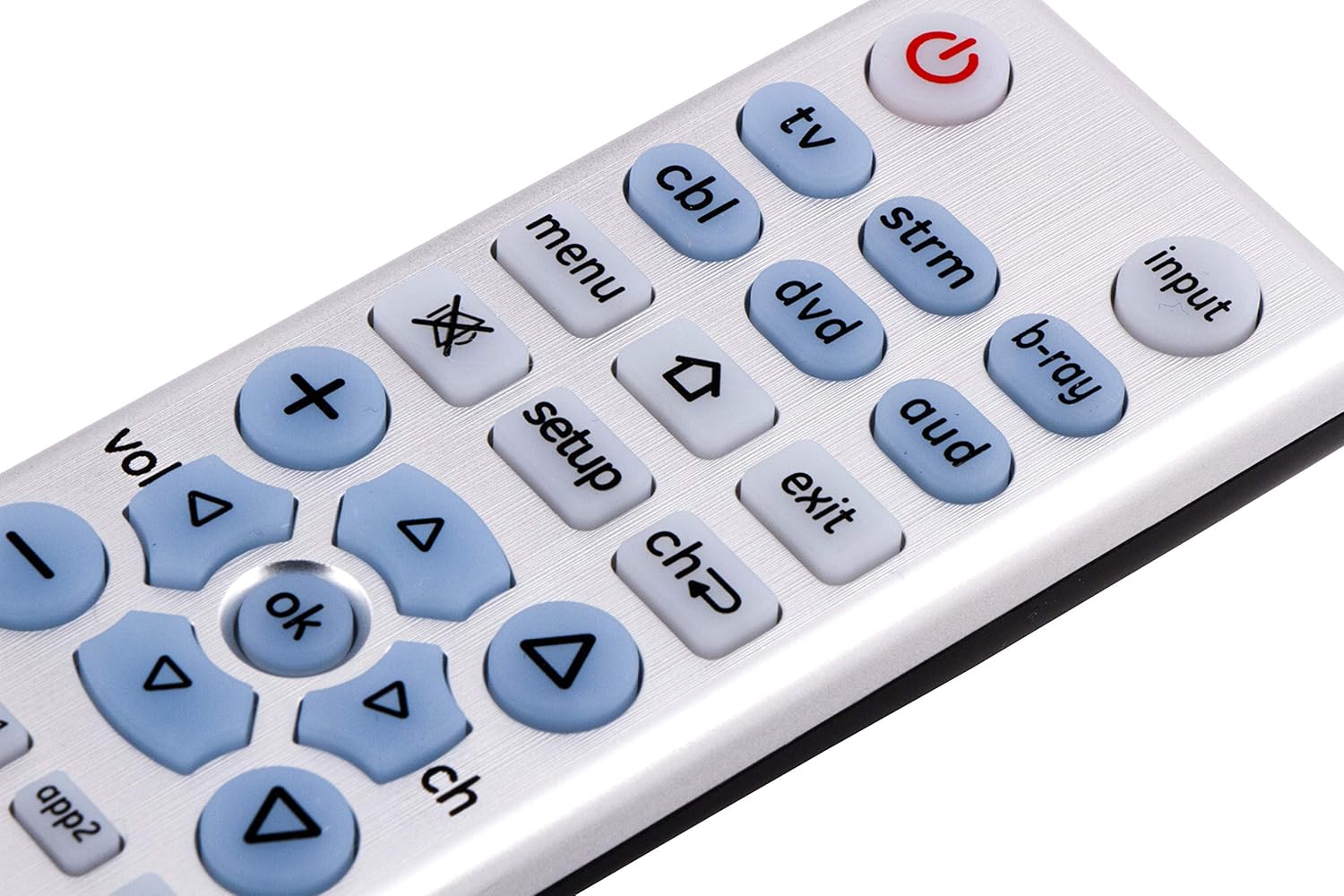 GE 6-Device Backlit Universal Remote Control for Smart TVs and Streaming Players Silver - Image 13