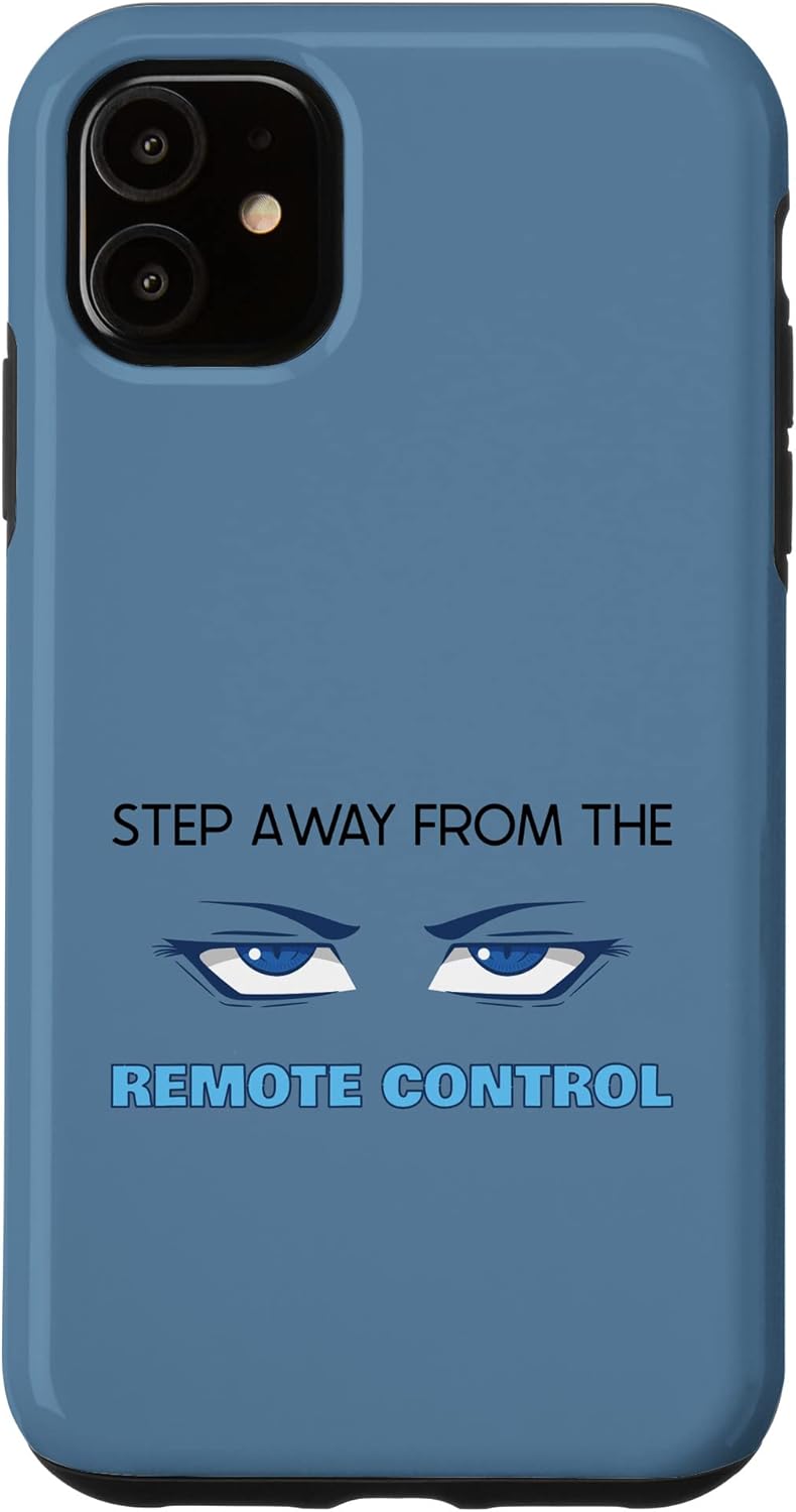 Anime TV Show Remote Case for iPhone 11 Angry Anime Eyes Fan Design