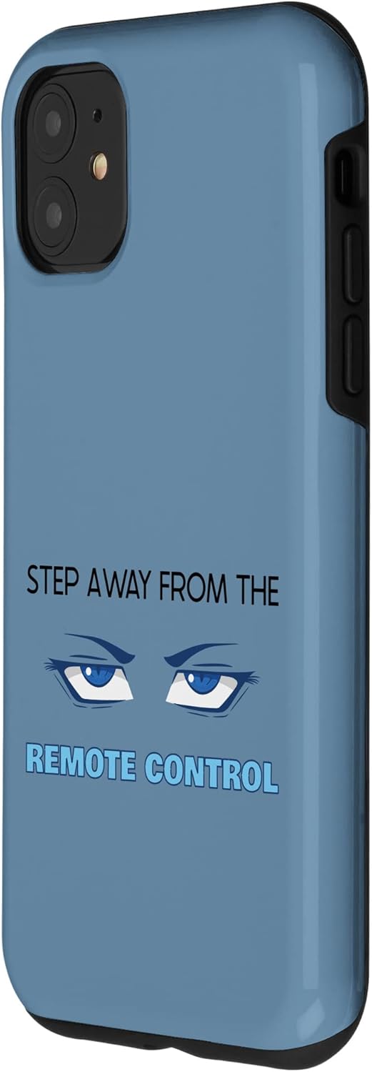 Anime TV Show Remote Case for iPhone 11 Angry Anime Eyes Fan Design - Image 2