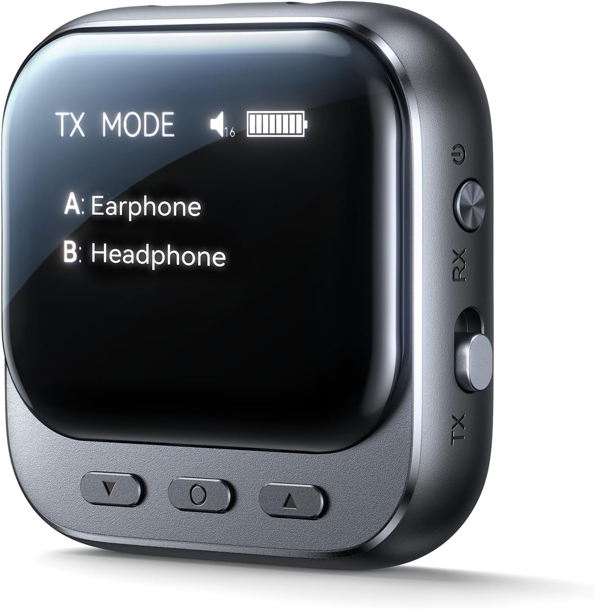 JOYROOM 30-Hour Rechargeable OLED Bluetooth 5.4 Transmitter Receiver for Dual Airpods 400mAh - Image 9