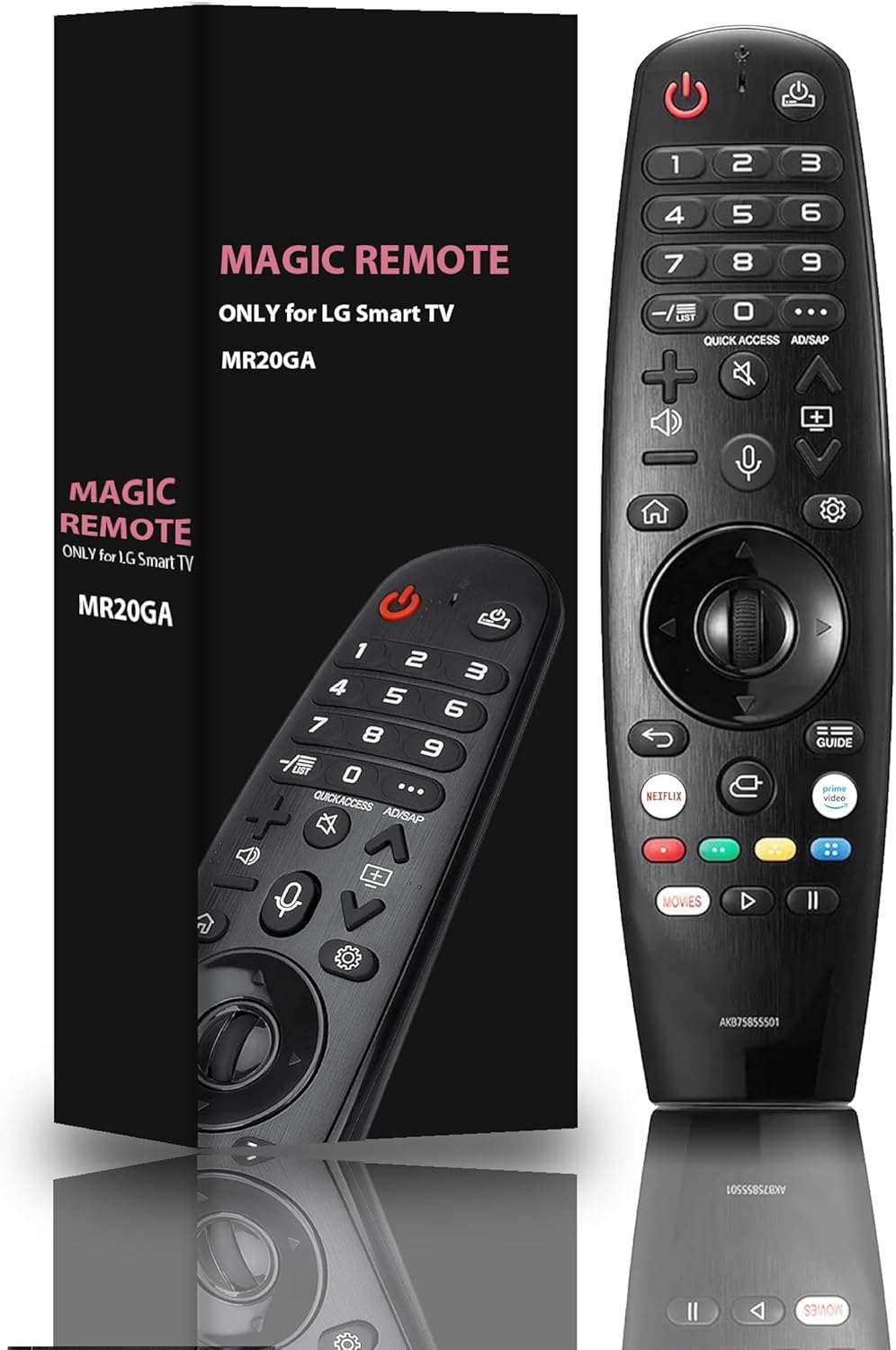 LG OLED QNED NanoCell Smart TV Replacement Remote Control AKB75855501 with Voice & Pointer