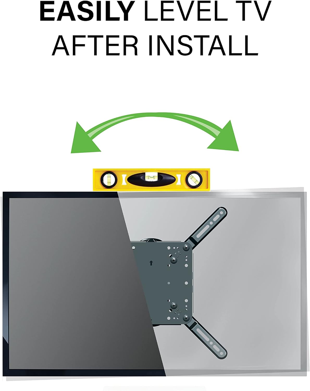 Universal Full-Motion TV Wall Mount for TVs Up to 55 Inches Compatible with Fire TVs - Image 6