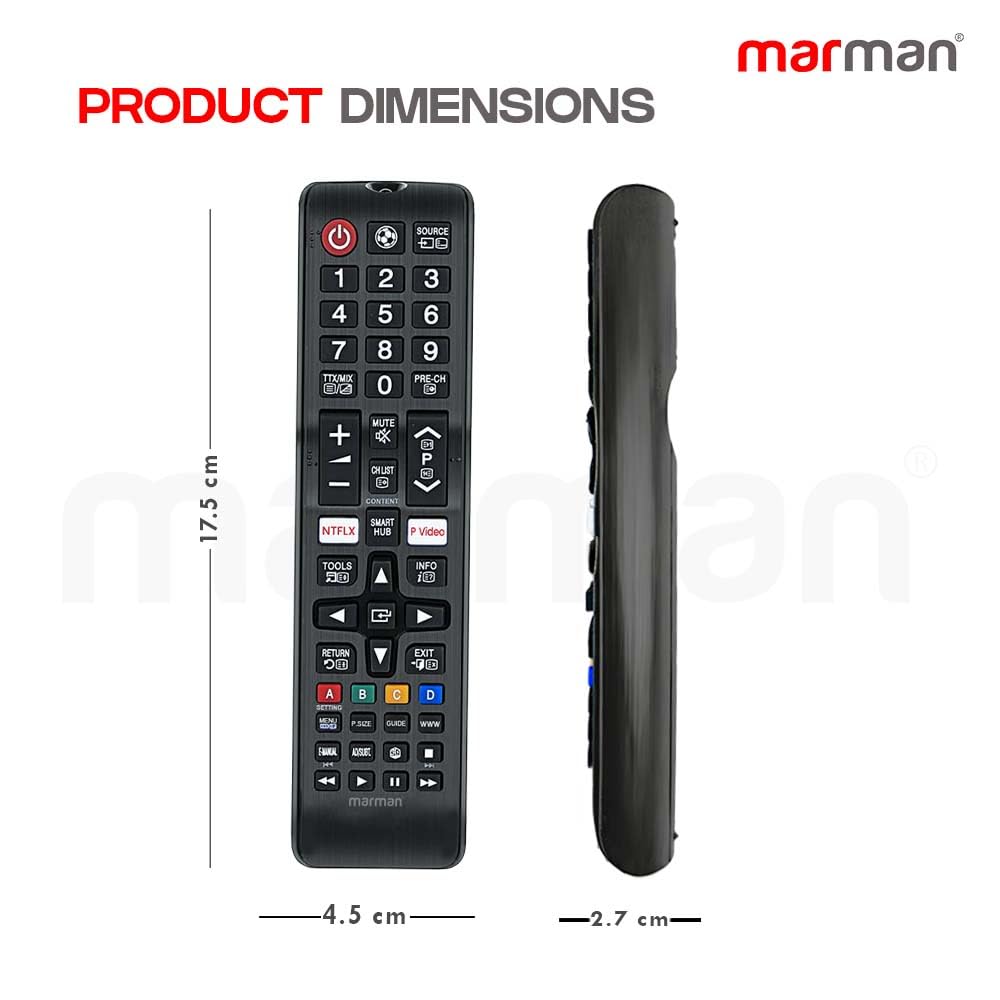 marman BN59 Replacement Remote for Samsung Smart 4K UHD TVs Non-Voice Command Easy Pair - Image 3