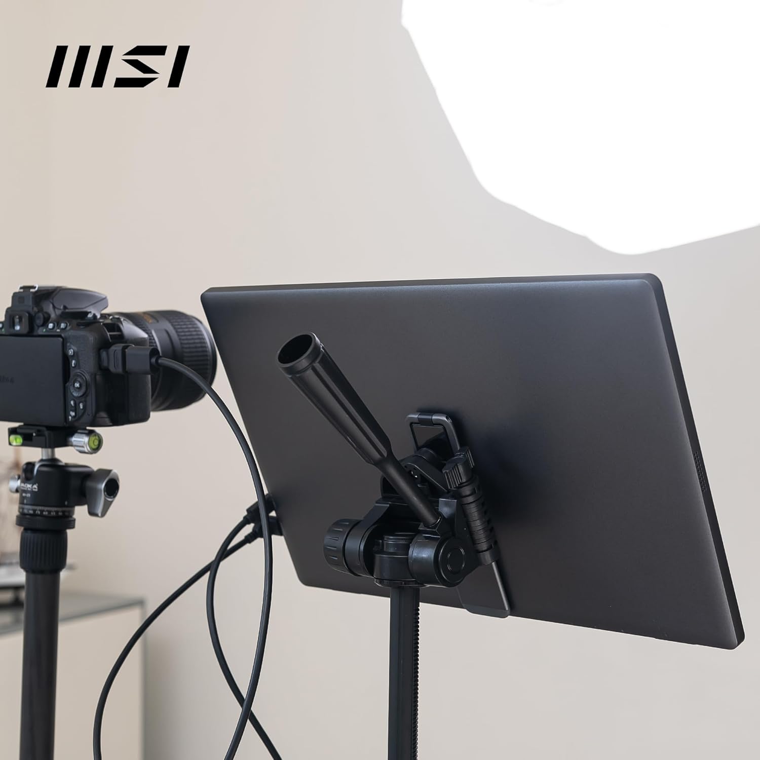 MSI Pro MP161 E2 Portable 15.6" FHD IPS 1080p Monitor USB-C Mini-HDMI Speakers Metal Gray - Image 6