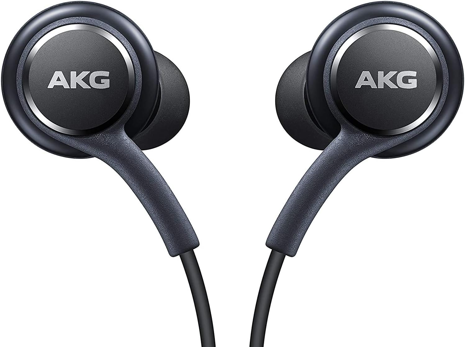 AKG Stereo Earbuds for Samsung Galaxy S10 S10e Plus Gray with Microphone and Volume Control - Image 2