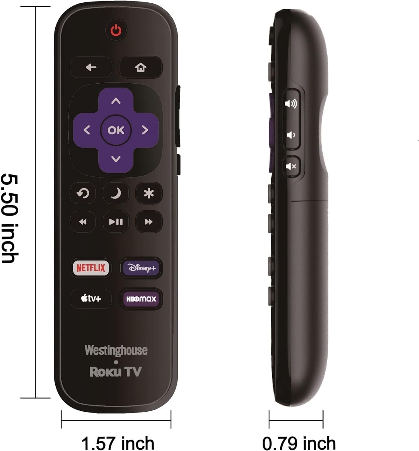 Westinghouse Roku TV Smart TV Remote Control - OEM Replacement - Image 6