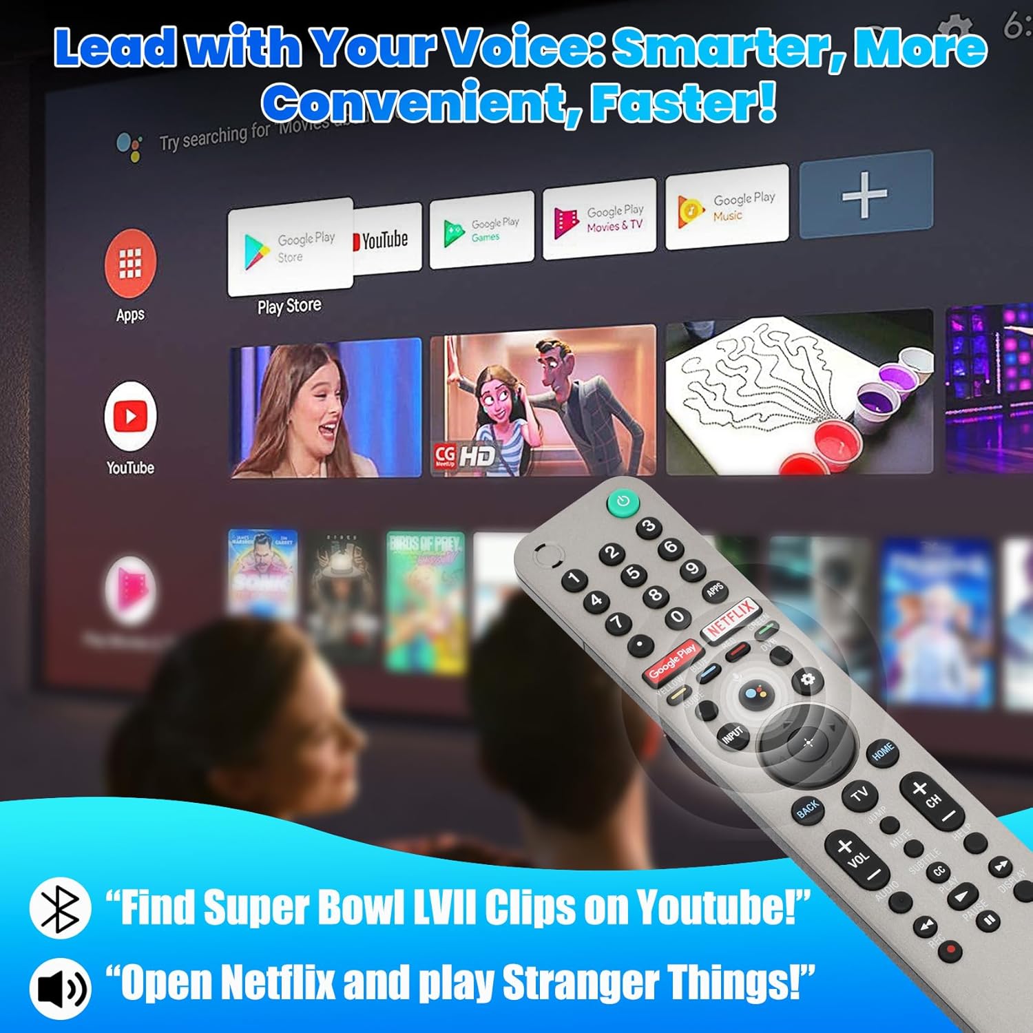 Sony RMF-TX600U Bravia Smart TV Voice Remote Replacement 1 Year Warranty - Image 4