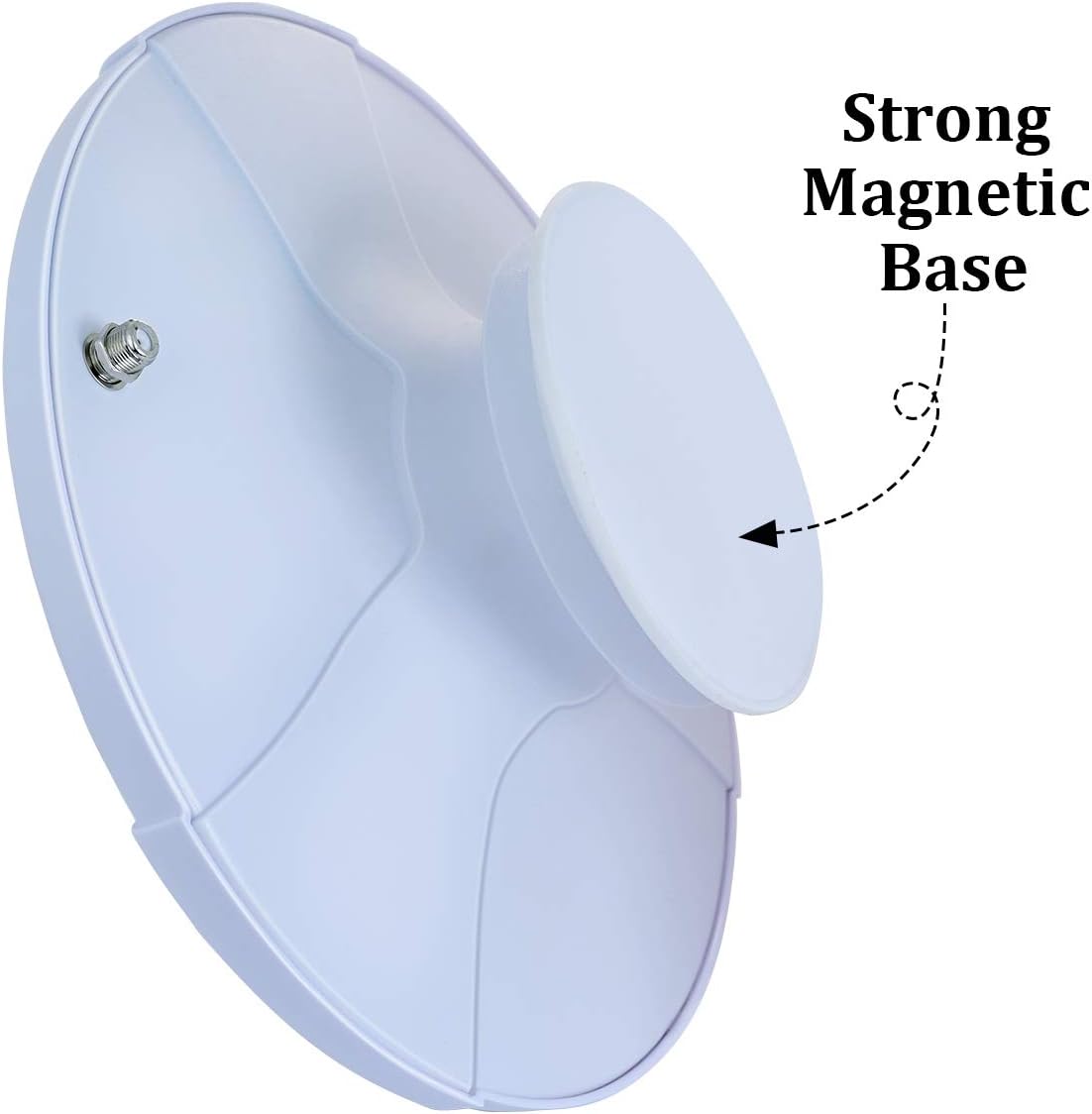 Amplified Digital HD RV TV Antenna with Long Range Reception Magnetic Base-W for Camper Trailer Boat - Image 2