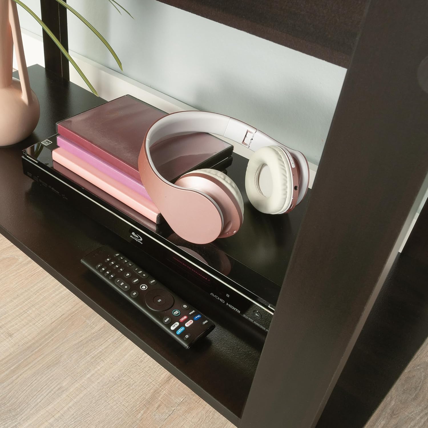 Sauder Beginnings Cinnamon Cherry TV Stand for TVs up to 37 inches - Image 6