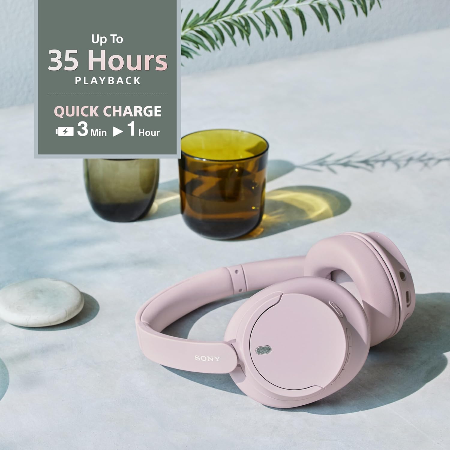 Sony WH-CH720N Pink Wireless Bluetooth Noise Canceling Headphones 35 Hour Battery - Image 4