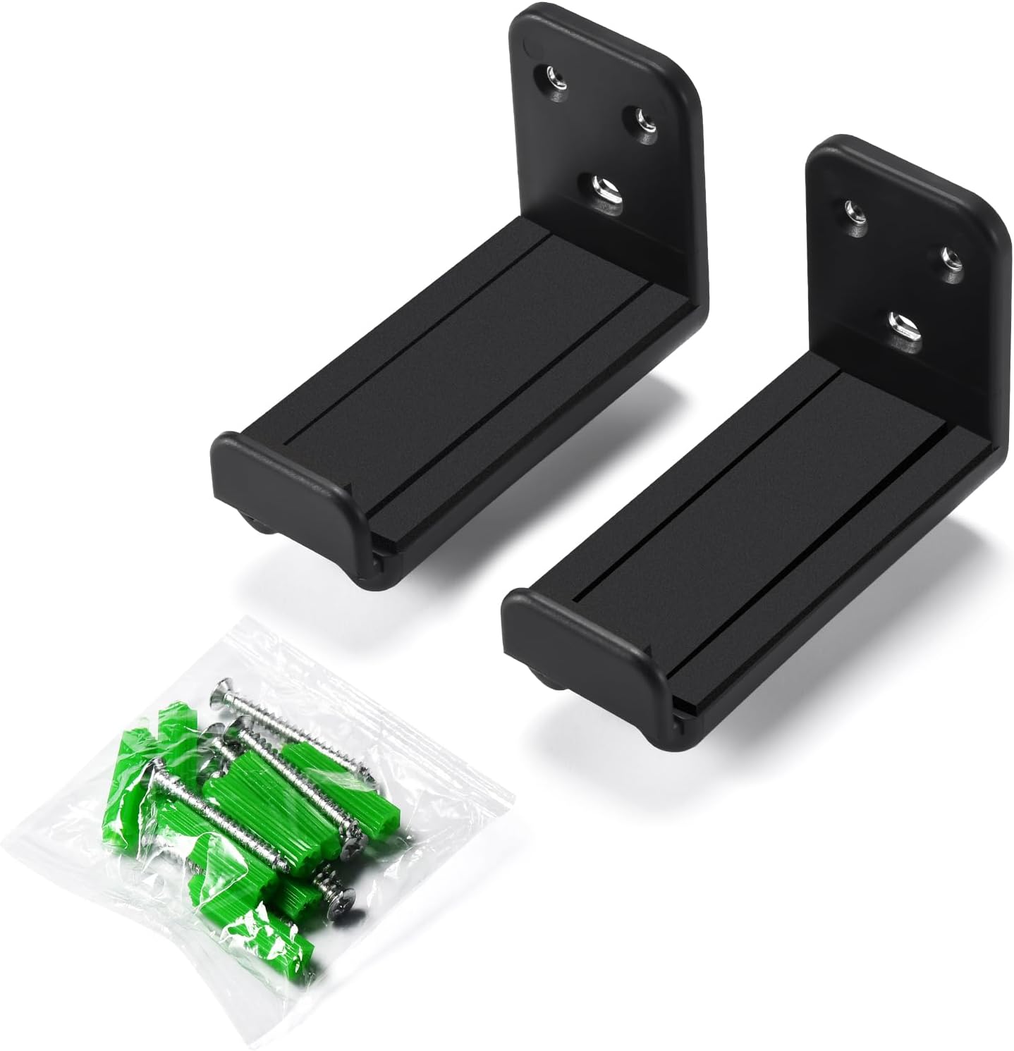 Adjustable Depth Soundbar Wall Mount Bracket for Samsung, Sony, Vizio, LG TVs (Black) - Image 8