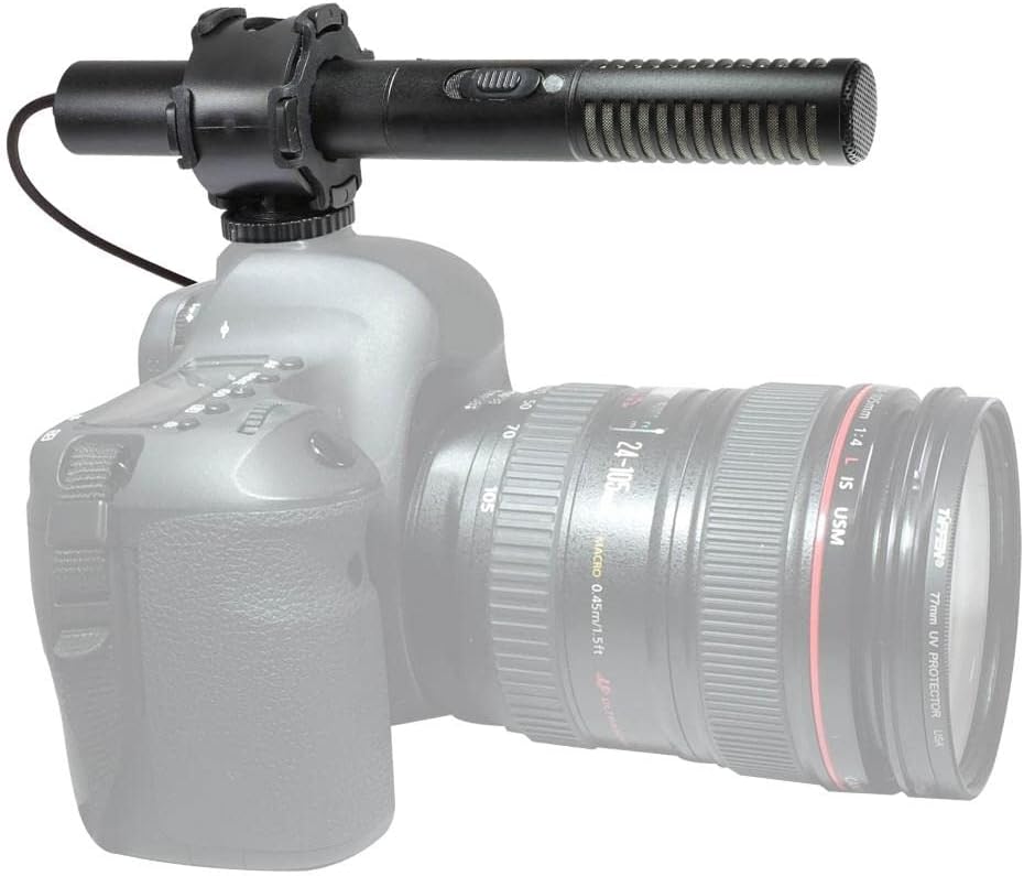 Synergy Digital External Stereo XY Microphone Kit for Canon EOS R5 C Camera with 4 AA NiMH Batteries - Image 4