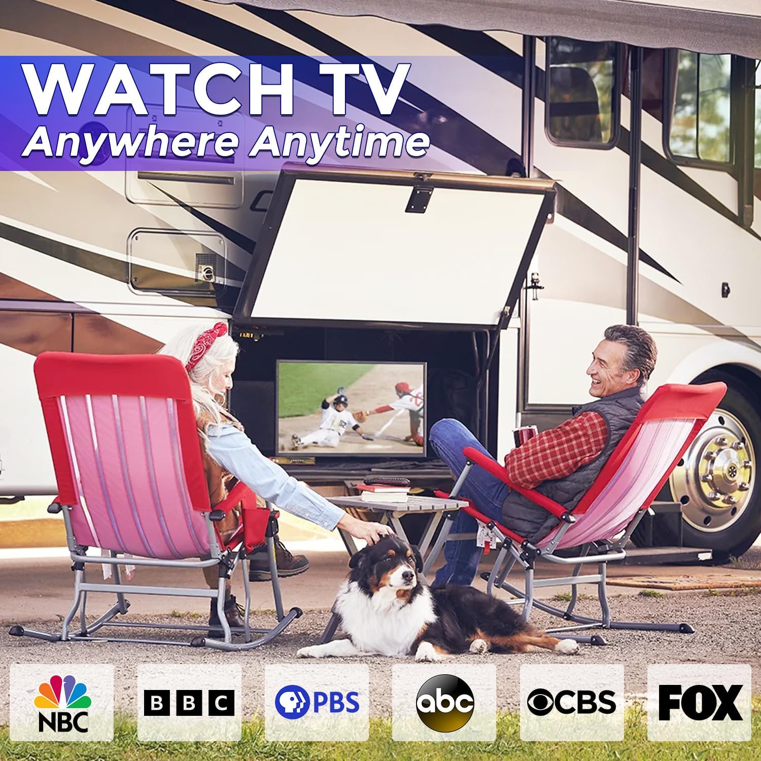 Outdoor Ultra Long Range RV HDTV Antenna with Signal Booster 16ft Cable Black - Image 9