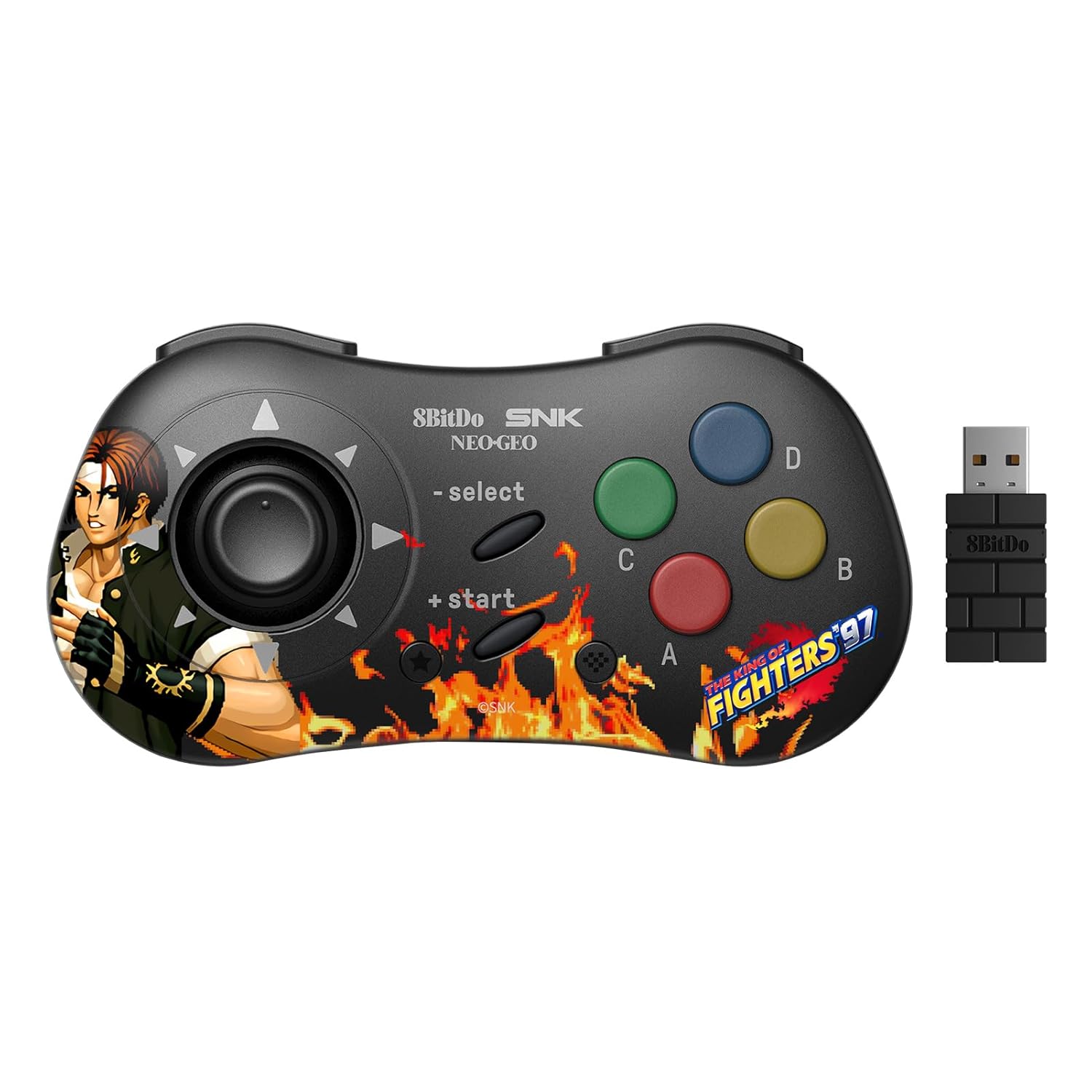 8Bitdo NEOGEO Wireless Controller Kyo Kusanagi Edition for Windows Android NEOGEO mini Classic Click Joystick