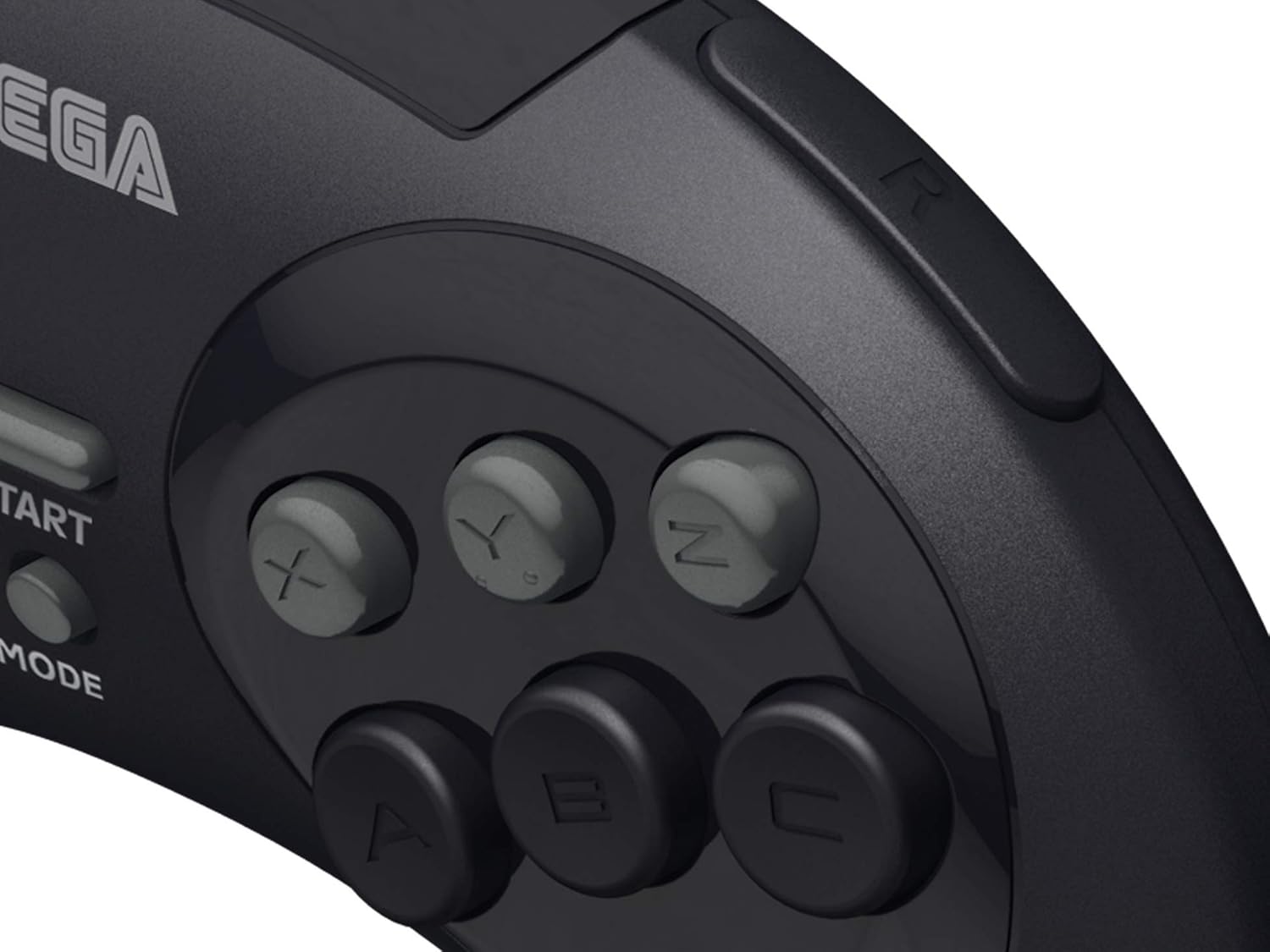Retro-Bit Official Sega Genesis 8-Button USB Arcade Controller for Sega Genesis Mini, Switch, PC (Black) - Image 5