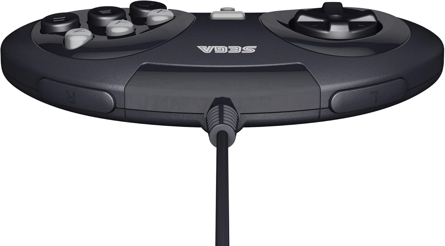 Retro-Bit Official Sega Genesis 8-Button USB Arcade Controller for Sega Genesis Mini, Switch, PC (Black) - Image 8