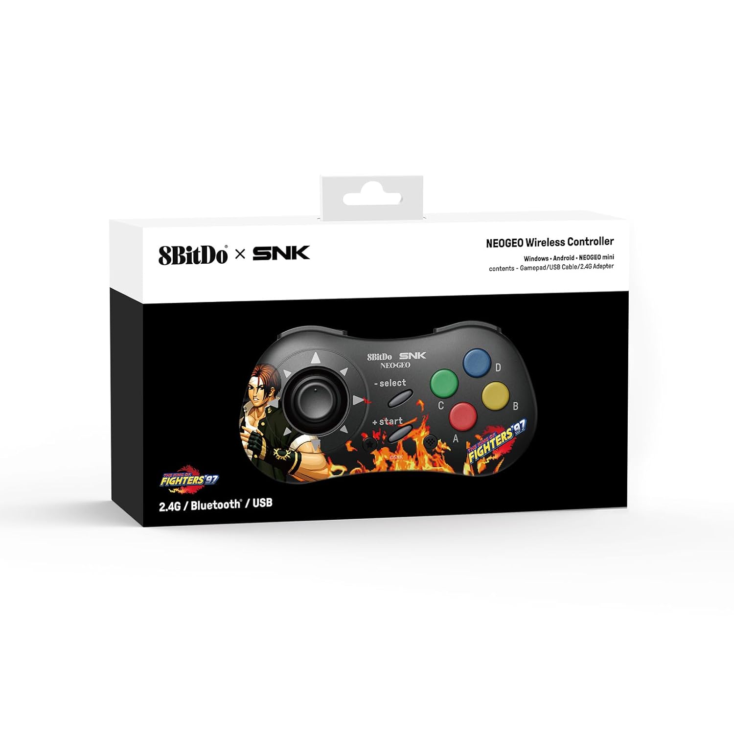 8Bitdo NEOGEO Wireless Controller Kyo Kusanagi Edition for Windows Android NEOGEO mini Classic Click Joystick - Image 3