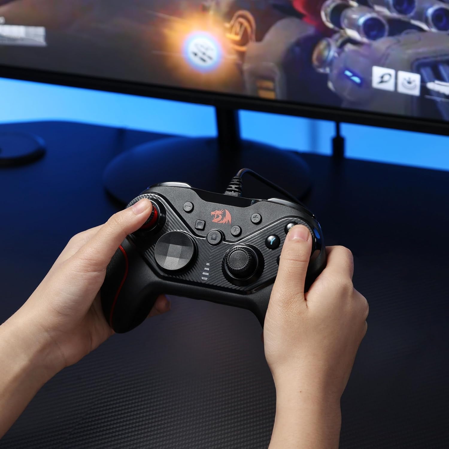 Redragon G710 Wired Gaming Controller for PC Android NS Dual Vibration Programmable Keys - Image 8
