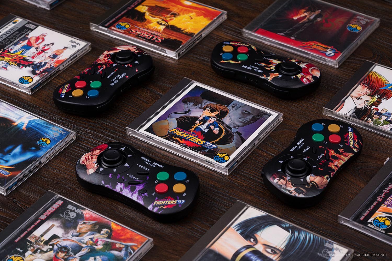 8Bitdo NEOGEO Wireless Controller Kyo Kusanagi Edition for Windows Android NEOGEO mini Classic Click Joystick - Image 4